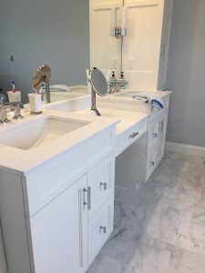 Wallingford master bathroom custom vanity